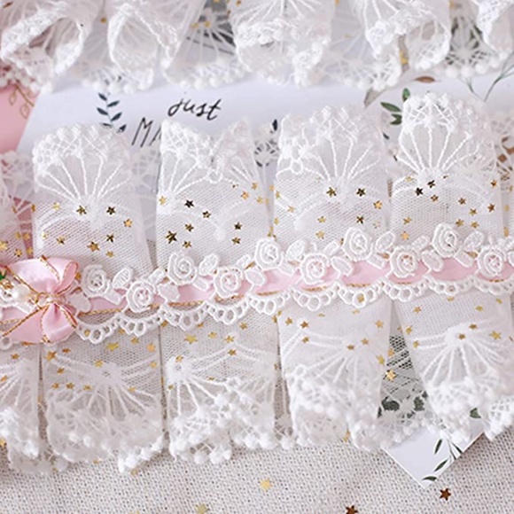 Pink Lace Handmade Lolita Headband